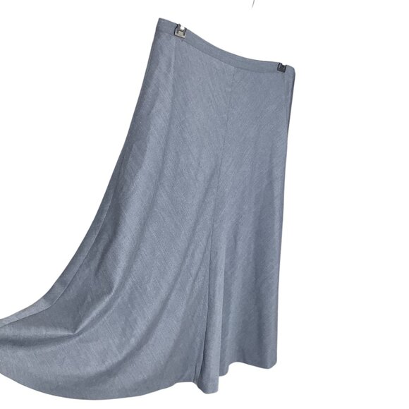 Jones New York Collection Size‎ 12 Gray Wool Blend Stretch A-Line Maxi Skirt - Picture 1 of 5
